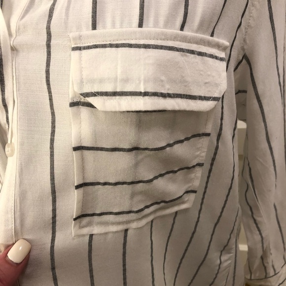 NWT Blu Pepper by Stichfix Grey/white button up - Picture 5 of 8